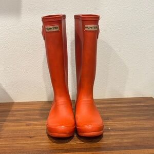 Hunter Classic Orange Tall Boots